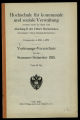 Vorlesungsverzeichnis Hochschule für kommunale und soziale Verwaltung Köln SS1915