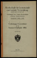 Vorlesungsverzeichnis Hochschule für kommunale und soziale Verwaltung Köln SS1918
