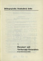 Personal- und Vorlesungs-Verzeichnis Pädagogische Hochschule Köln WS1964/65
