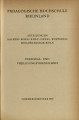 Personal- und Vorlesungsverzeichnis Pädagogische Hochschule Rheinland SS1969