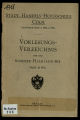 Vorlesungsverzeichnis Handelshochschule Köln SS1918