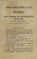 Verzeichnis der öffentlichen Vorlesungen Handelshochschule Köln WS1903/04