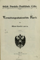 Verwaltungsakademische Kurse Handelshochschule Köln WS1903/04