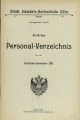 Personalverzeichnis Handelshochschule Köln SS1911