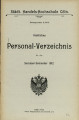 Personalverzeichnis Handelshochschule Köln SS1912