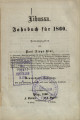 Libussa, Jahrbuch für 1860
