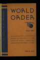 World order / 3. 1937/38 (unvollständig)