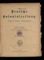 Deutsche Kolonialzeitung / 17.1900