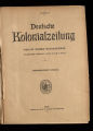 Deutsche Kolonialzeitung / 26.1909