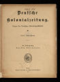 Deutsche Kolonialzeitung / 15.1898