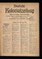 Deutsche Kolonialzeitung / 34.1917