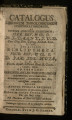 Catalogus Librorum Theologicorum Concionatoriorum, Ac Imprimis Insignium Juridicorum
